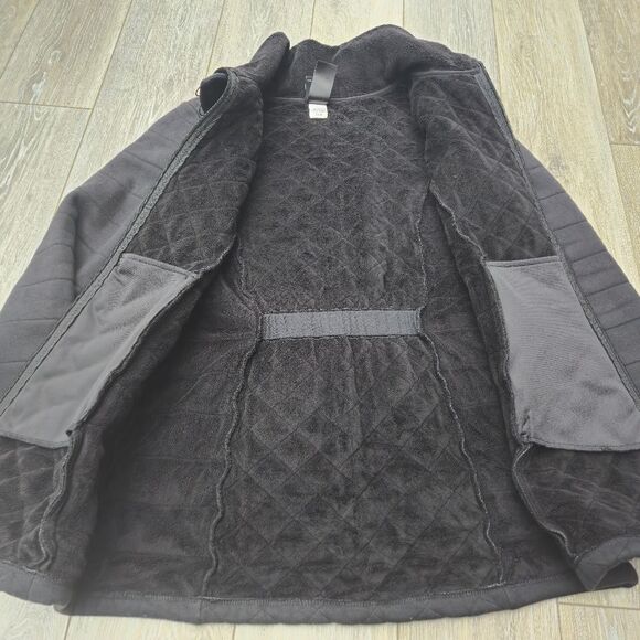 North Face Caroluna Quilted Fleece Lined Jacket size small women's  black warm - Picture 12 of 12